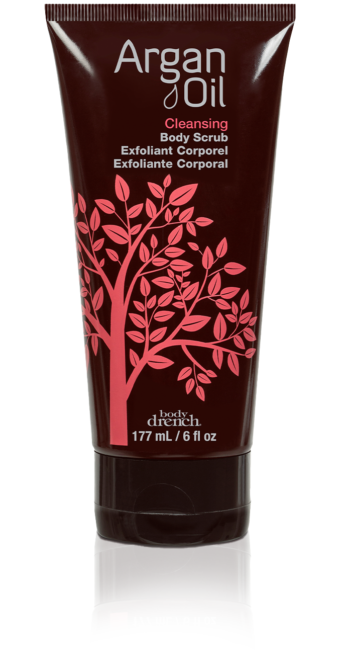 Body Drench Argan Oil Cleansing Body Scrub ƒ?? Exfoliating body scrub with argan oil for smooth and refreshed skin.