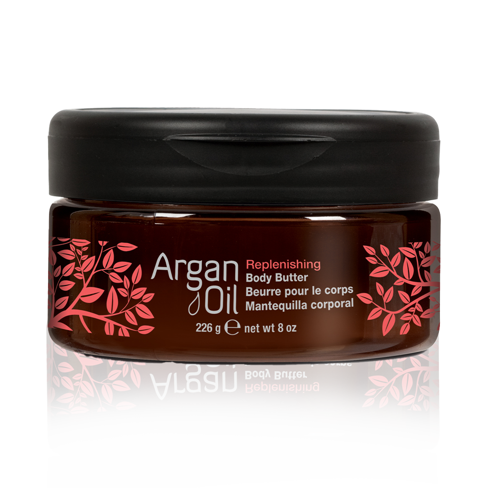 Body Drench Argan Oil Replenishing Body Butter – Rich body butter with nourishing argan oil for deep skin hydration.
