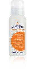 Body Drench Deep Moisture Lotion 2 fl oz – Nourishing body lotion for deep hydration in a travel-friendly 2 fl oz bottle.