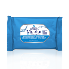 Body Drench Micellar 3-IN-1 Cleansing Water Makeup Remover Wipes – 30 Count Micellar wipes remove makeup, cleanse, and refresh skin.