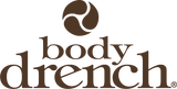 The Body Drench logo in brown, representing the brand’s focus on skincare and self-tanning solutions.